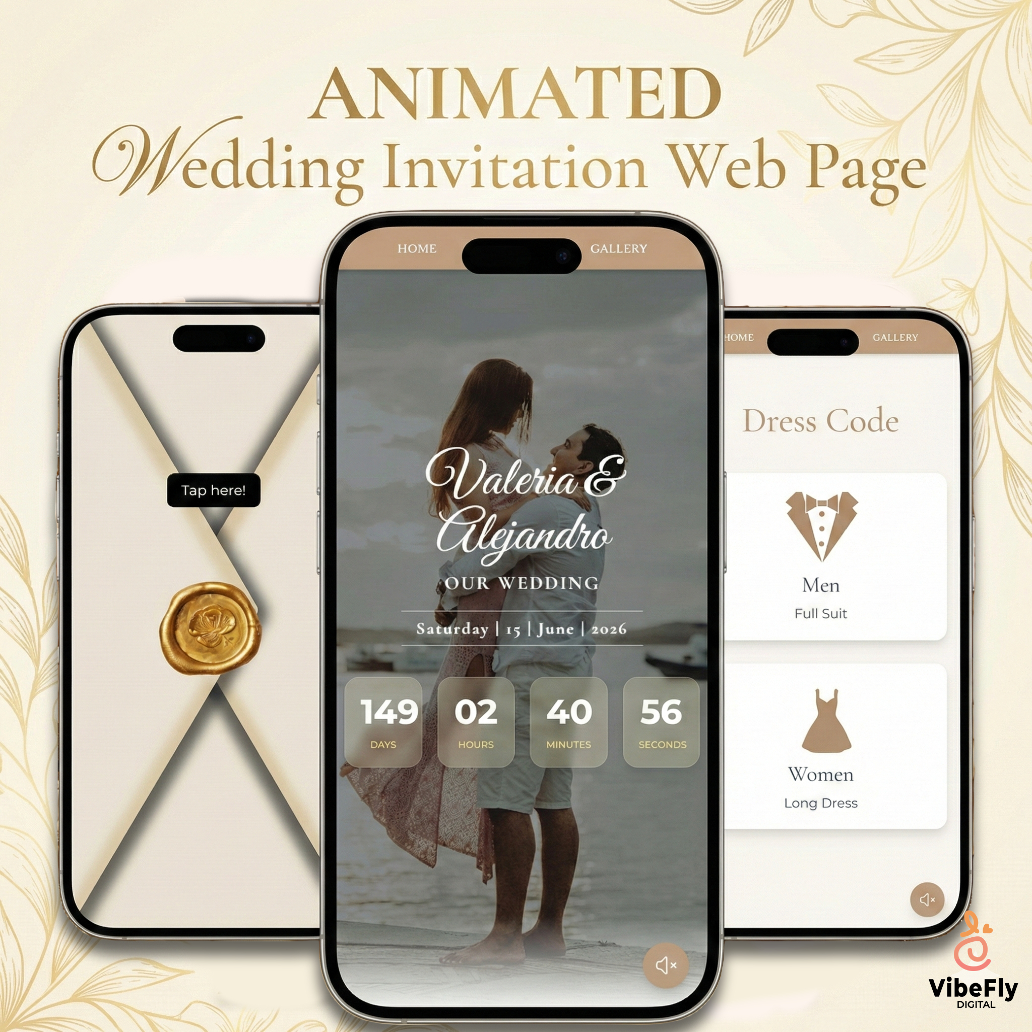 Diseño Clásico Dorado