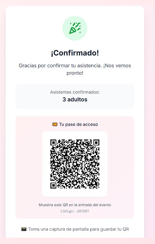 Código QR RSVP